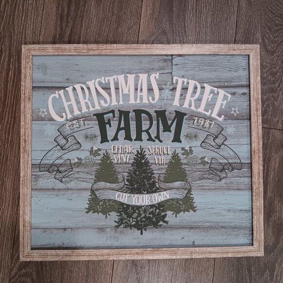 Other - Vintage Christmas Tree Farm decorative wall art 🎄
